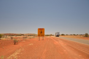 Na cestě do Newman v západní Austrálii